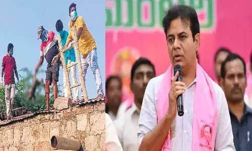 brs,   ktr,  monkeys died, nagarjunasagar,