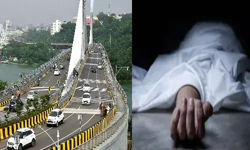 hyderabad, hit and run case, cable bridge, two died ,