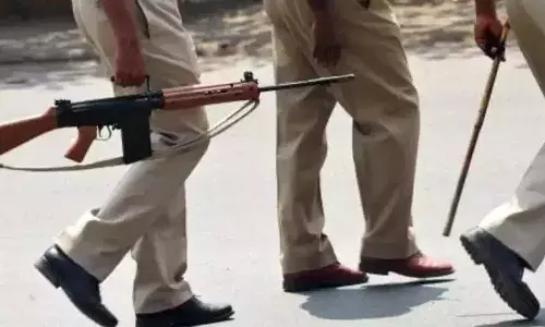 Police constable, gun misfire, Hyderabad