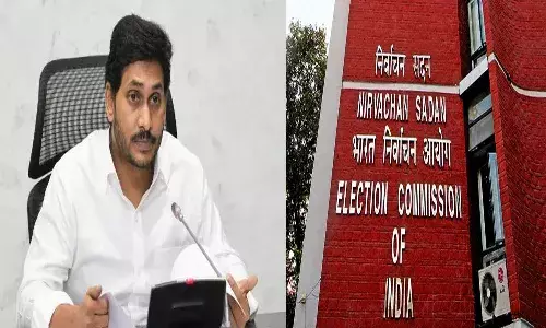 andhra pradesh, election commission, notice,  cm jagan ,