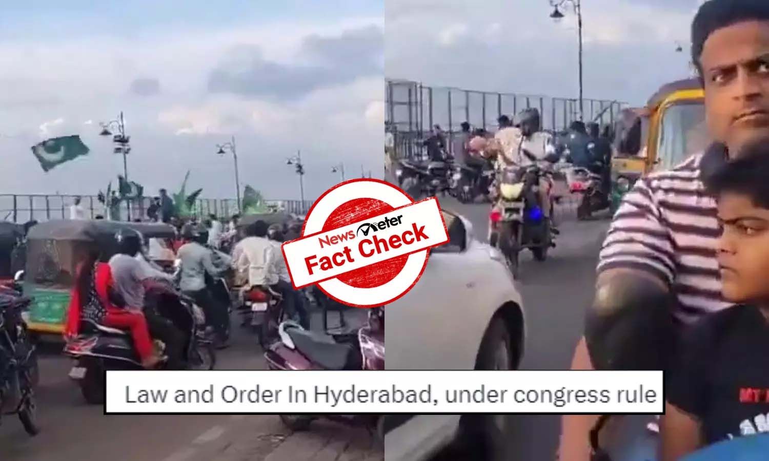 నిజమెంత: హైదరాబాద్‌లోని ట్యాంక్ బండ్ పై పాకిస్థాన్ జెండాలతో ఊరేగింపు ...