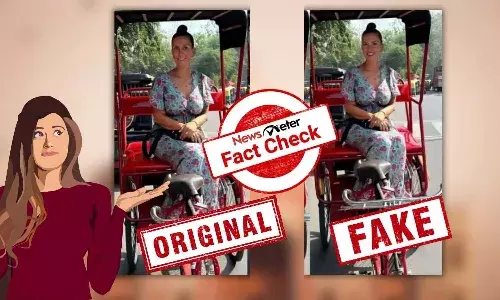 NewsmeterFactcheck, Hollywood actress Scarlett Johansson, digitally altered