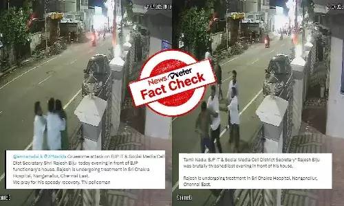 FactCheck : తమిళనాడులో బీజేపీ నాయకుడిపై ఇటీవల దాడి చేశారా?