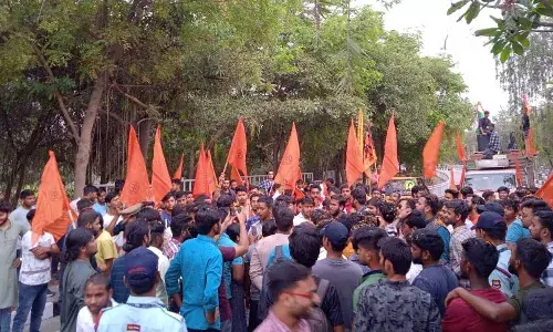 UPnews, Student groups, clash, Ram Navami celebrations, Babasaheb Bhimrao Ambedkar University