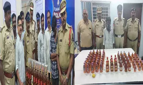 సికింద్రాబాద్ రైల్వే స్టేషన్ లో.. బట్టల మధ్య వాటిని దాచేశాడు