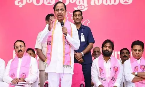 brs,  kcr,   social media,