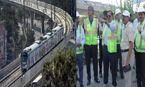 shamshabad airport, metro corridor, md nvs reddy,