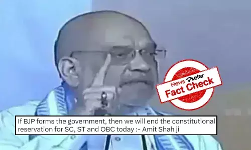 NewsMeterFactCheck, Amit Shah, BJP, Loksabhapolls