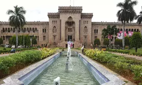 Osmania University, hostels, protest, water shortage, Hyderabad