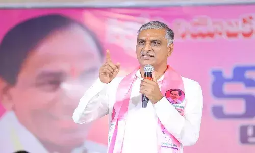 brs, harish rao, bjp, raghunandan rao, election campaign,