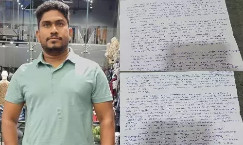 man missing,   sucide letter, hanamkonda,