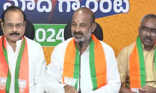 bandi sanjay, comments,  phone tapping, telangana,