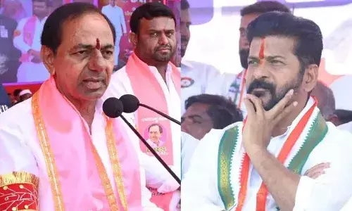 సీఎం రేవంత్ ఇక్కడ.. మాజీ ముఖ్య‌మంత్రి కేసీఆర్ అక్క‌డ‌