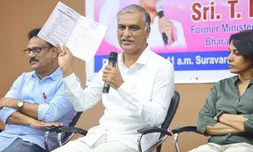 brs, harish rao, comments, telangana, congress govt, bjp,