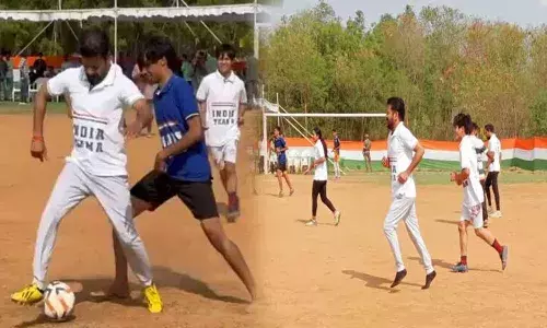 CM Revanth Reddy : నిన్నటిదాక ప్రచార పర్వంలో.. నేడు ప్లేయర్గా గ్రౌండ్లో..