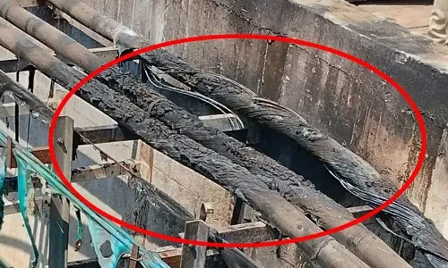 Fire ,Transco substation, Miyapur, power outage, Consumers, Power Supply