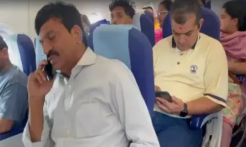 technical issue,  indigo flight, minister ponguleti,