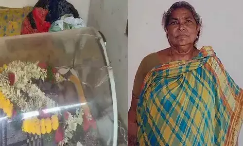 suryapet,  denied funeral,  mother,  three days,
