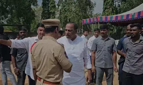 Former minister mallareddy, land issue, Hyderabad, Pet Basheerabad
