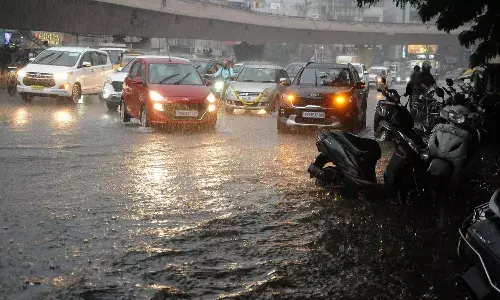 Hyderabad, rain, weather, traffic jam ,