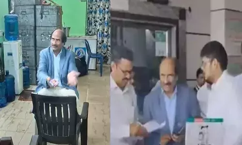 doctor lokesh, arrest, gannavaram airport, satellite phone ,