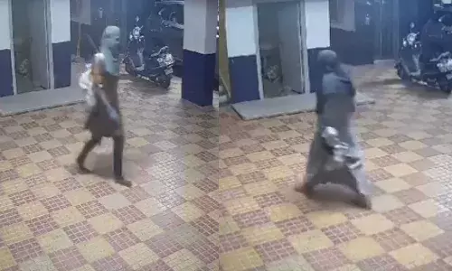 robbery,  Hyderabad, sr nagar, churidar thief,