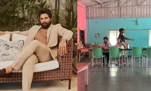 actor Allu Arjun, dhaba, Pushpa, Tollywood