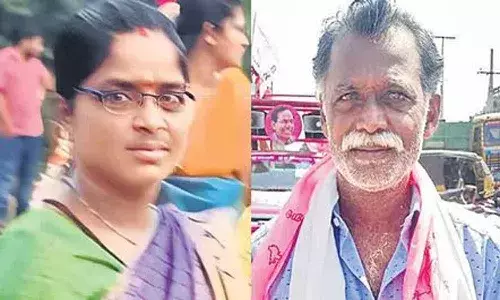 విషాదం.. 15 నిమిషాల వ్య‌వ‌ధిలో తండ్రి, కూతురు మృతి