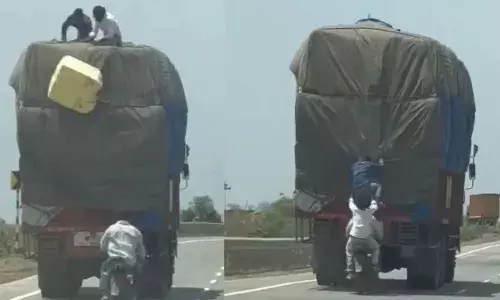 theft,  highway,  truck, viral video,