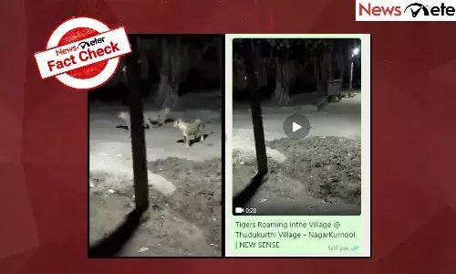 fact check, tigers, telangana,