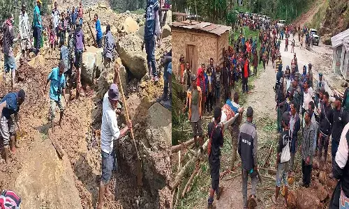 papua new guinea,  2000 people death, landslide ,