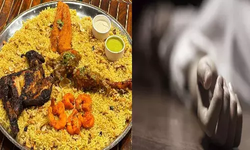 kerala, food poison, woman dead, biryani,