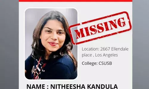 Hyderabad student, missing, USA, Los Angeles,
