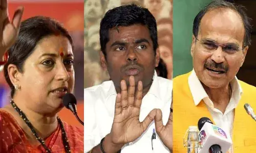 bjp, smriti irani, annamalai, adhir ranjan chowdhury,