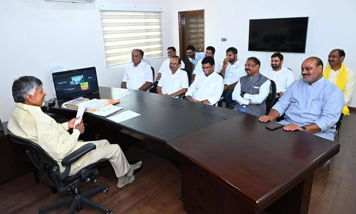 Chandrababu, TDP MPs, NDA meeting, Delhi , APnews