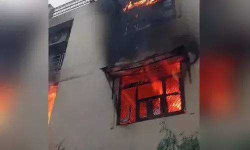 fire, Ghaziabad, AC unit , heat