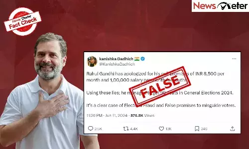 నిజమెంత: తాము ఇచ్చిన హామీలపై కాంగ్రెస్ నేత రాహుల్ గాంధీ క్షమాపణలు చెప్పారా?