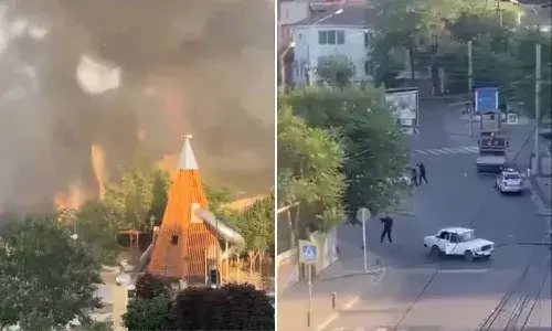 రష్యా.. 15 మంది పోలీసు అధికారులను హతమార్చిన ముష్కరులు