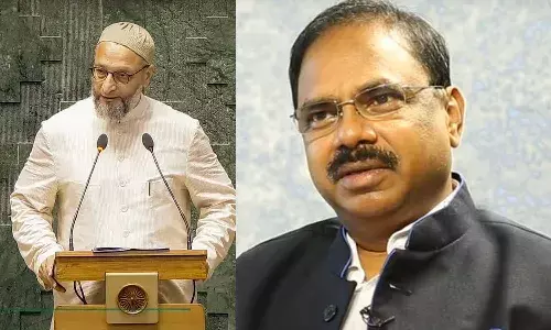 TDP MP Krishna Prasad, Asaduddin Owaisi, Jai Palestine, Loksabha