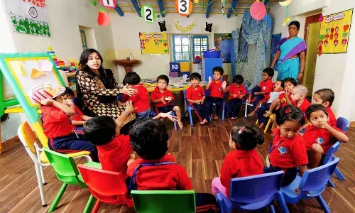 hyderabad, free primary school, helping hands foundation,