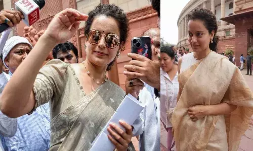 సభకు మొదటిసారి వచ్చాం.. బాధగా ఉంది.. ప్రతిపక్షాల తీరుపై ఎంపీ కంగనా