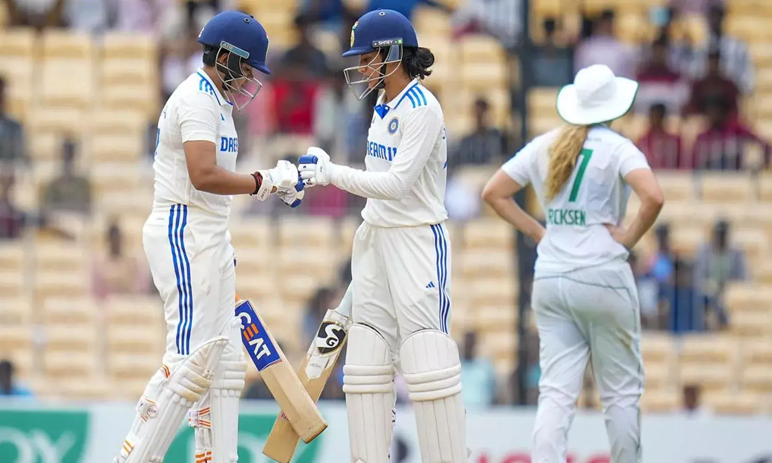 india, women, record score,  test cricket, south africa,