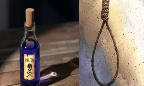 woman, suicide,   poison, two children,