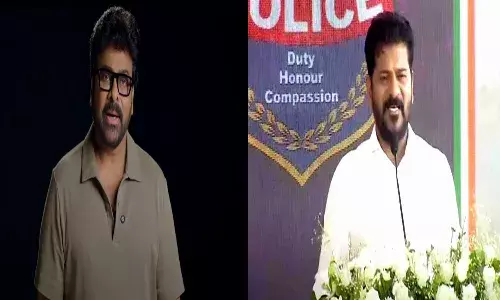 Telangana, cm revanth reddy,  Chiranjeevi, awareness drugs video,