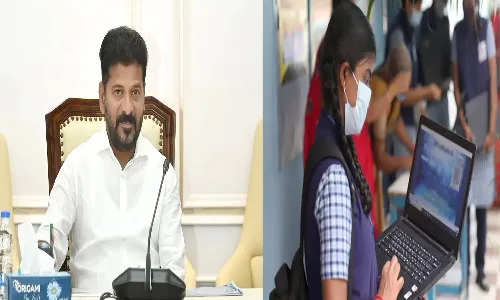 Telangana, government,  laptops,  students ,