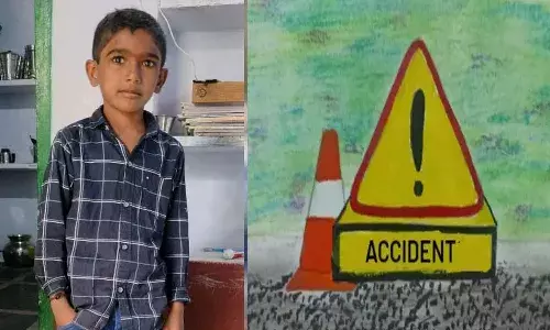 vikarabad, accident, 9 years child, dead ,