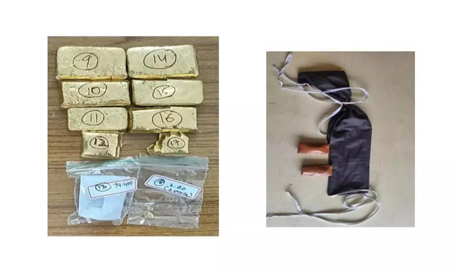 DRI officials, gold, Hyderabad, Smuggling