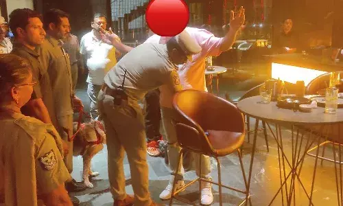 Police investigation, The Cave Pub, drug case, hyderabad