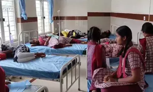 Medak, school students, sick, lizard, breakfast