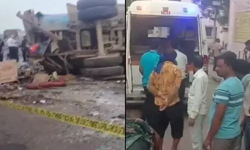 Uttar Pradesh , Unnao, Crime, road accident